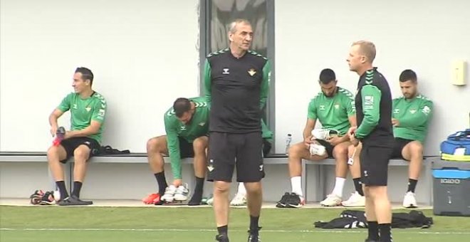 El Betis se prepara para recibir al Atleti