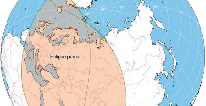 Un eclipse parcial de sol será visible desde Cantabria la próxima semana