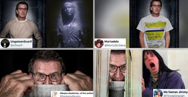 Los memes más tronchantes con las fotografías de Feijóo para una revista: "Se acerca Halloween"