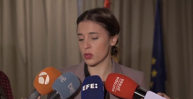 Montero: "Es incomprensible que el PSOE vuelva a ampliar el plazo de enmiendas porque esto sólo perjudica a las personas 'trans' y LGTBI"