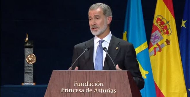 Felipe VI lanza en su discurso un alegato para "consolidar la UE como proyecto de paz"