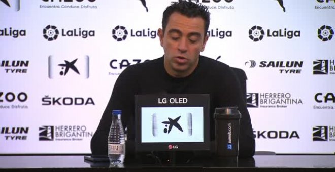 Xavi reconoce la "ansiedad" que lastra al equipo tras la eliminación en Champions