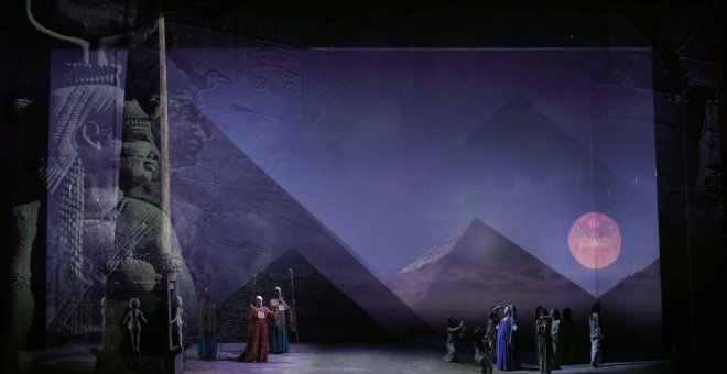 'Aida' en el teatro Real: cuando más es sin duda mucho menos