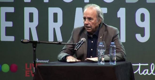 Serrat: "He decidido dejar el escenario, no dejar de escribir, de componer, de vivir"