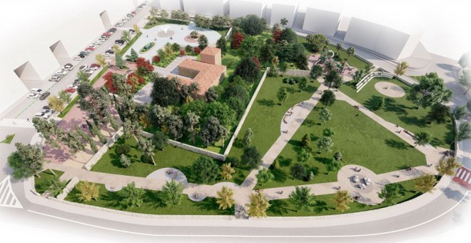 En ejecución la renovación del Parque Marqués de Velasco y del parque infantil de la Plaza de la Villa