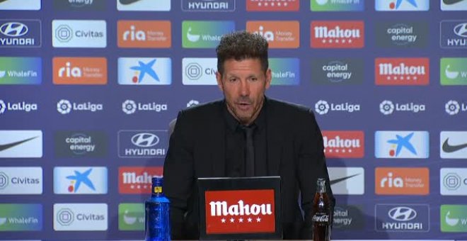 Simeone: "Soy un agradecido al aficionado del Atlético de Madrid de por vida"