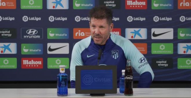 Simeone: "Déjenme trabajar"