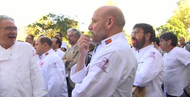 Protesta de los panaderos valencianos por el precio de la electricidad