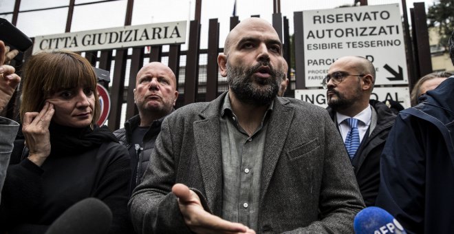 Saviano se reivindica como escritor incómodo en su juicio por llamar "bastarda" a Meloni