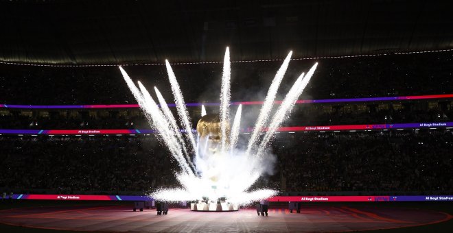 El emir de Catar apela a la "diversidad" durante la gala inaugural del Mundial de fútbol