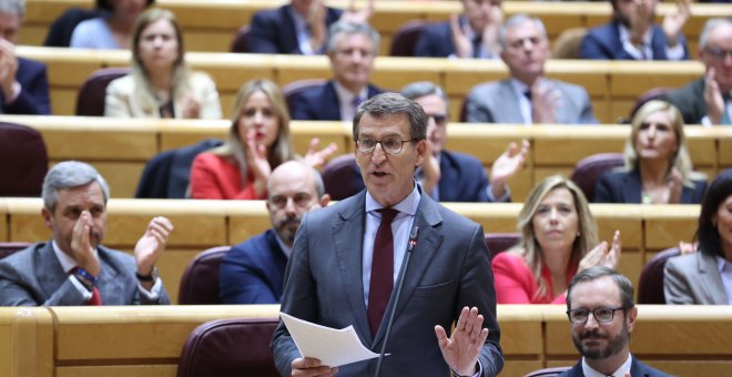 "El medidor de vergüenza ajena ha reventado por completo": bochorno generalizado ante el patinazo de Feijóo con Podemos en el Senado