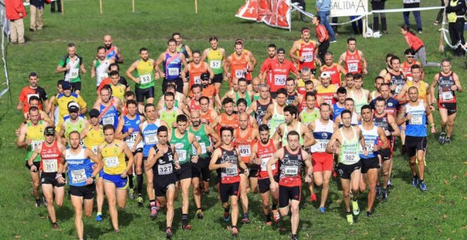 Cerca de 600 atletas participan en el XCII Cross Aniversario Atlético España de Cueto