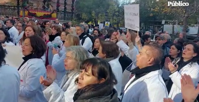 Séptimo día de huelga de los médicos de la Atención Primaria en la Comunidad de Madrid