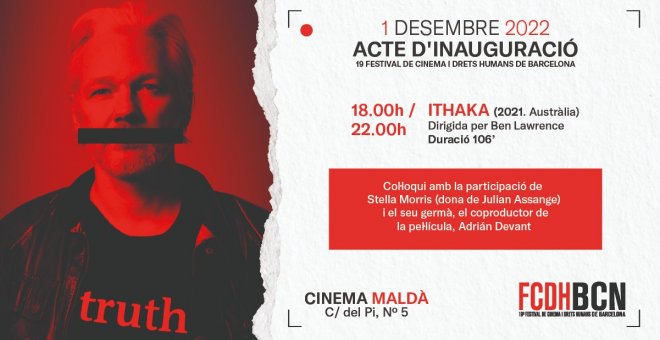 Arranca el Festival de Cine y Derechos Humanos de Barcelona, ​​con la voluntad de desenmascarar las cúpulas de poder