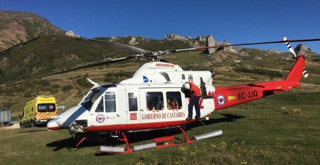 Evacuada una senderista de Sestao que no pudo completar por calambres la ruta que hacía en Arredondo