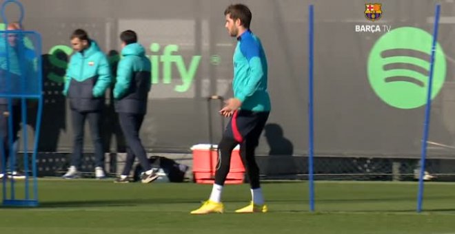 El Barça regresa al trabajo con el alta de Sergi Roberto