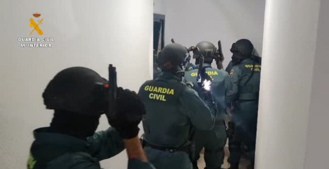 Nuevo golpe al narcotráfico de la Guardia Civil con 30 detenidos