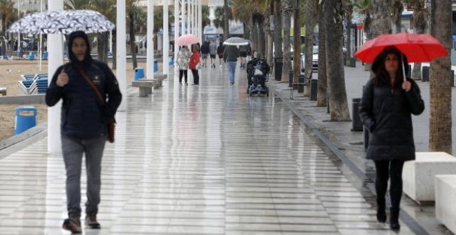 La Aemet prevé lluvias fuertes en el Estrecho y temperaturas en aumento en el tercio norte para este lunes