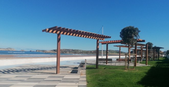 Suances abre al público su renovado Paseo Marítimo