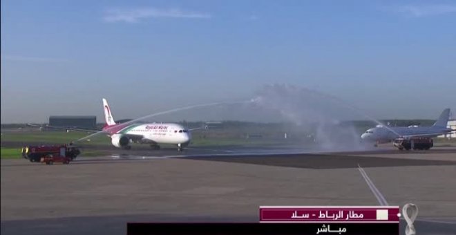 Locura en Rabat para recibir a la selección de Marruecos