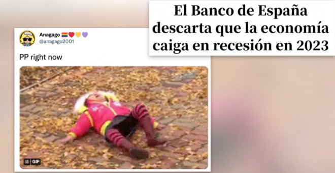 El Banco de España descarta la recesión en 2023: "Lágrimas de facha en toda la península"