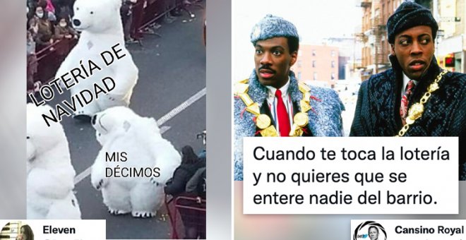 "?No nos ha tocado la lotería pero nos tenemos el uno al otro. ?Y encima eso": los mejores tuits y memes sobre la Lotería de Navidad