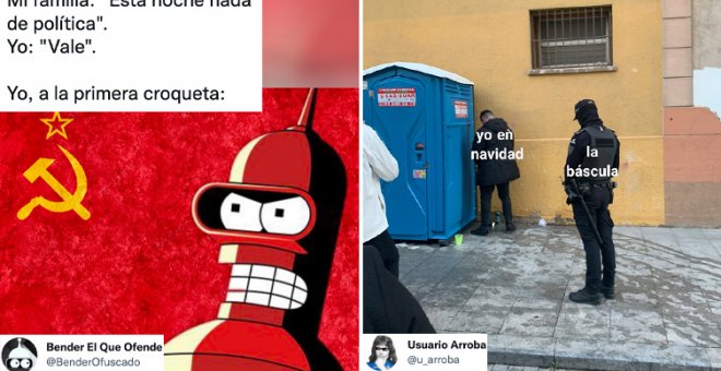 "Esta noche es Nochebuena y mañana Navidad. Saca la bota, María, si nos deja el Constitucional": los tuits y memes más tronchantes de estas fiestas