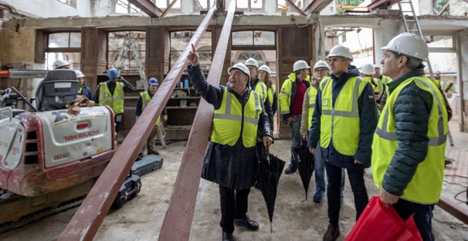 Las obras para convertir el Palacio Jaime del Amo en un centro cultural y teatro avanzan a buen ritmo