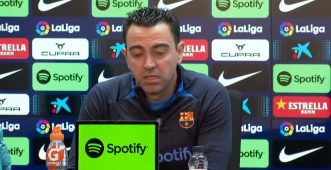 Xavi: "Me parece desproporcionado e injusto tres partidos por un gesto"