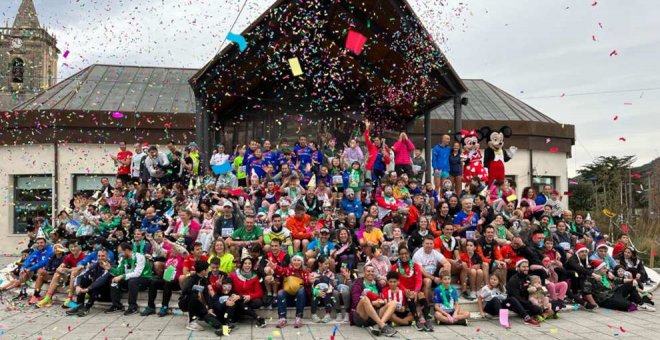 250 personas convierten la tradicional San Silvestre de Noja en un éxito de participación