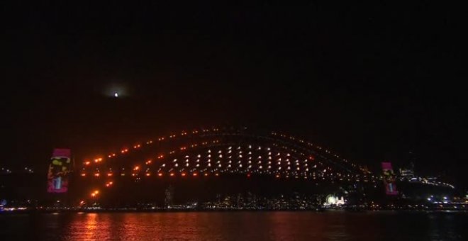 Sidney da la bienvenida al 2023 con 13.000 fuegos artificiales