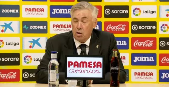 Ancelotti reconoce que el Villarreal "ha jugado mejor que nosotros"