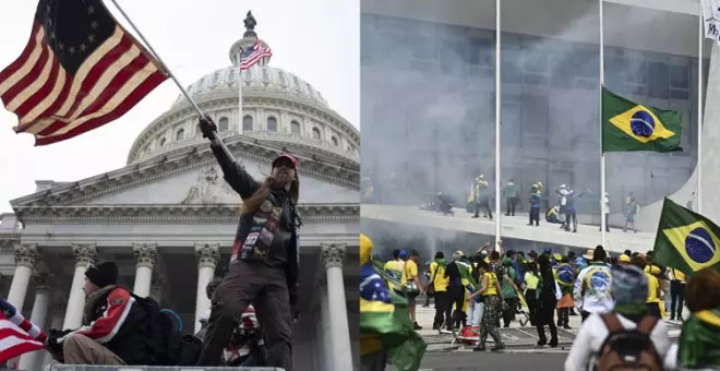 "Hoy vamos a aprender la diferencia entre rodeo y asalto": el mensaje de los tuiteros para los que comparan lo de Brasil con 'Rodea el Congreso'