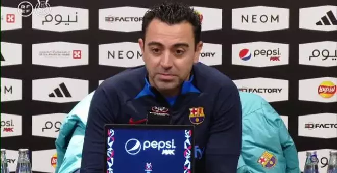 Xavi: "Llevamos un tiempo sin títulos y nos toca ya"