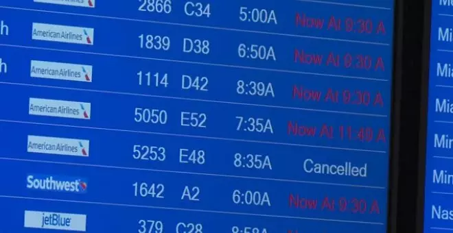 Un error informático desata el caos en los aeropuertos de Estados Unidos