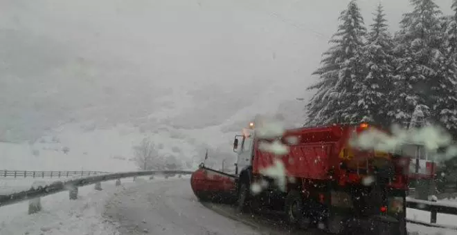 La nieve, el frío y las heladas predominan este lunes en casi toda España