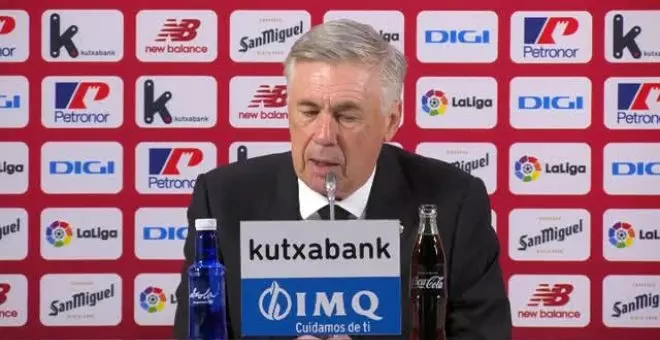 Ancelotti sobre Vinicius: "Todos le aprietan, yo creo que sin sentido. Le quiero mucho y queremos que sea respetado un poco más"