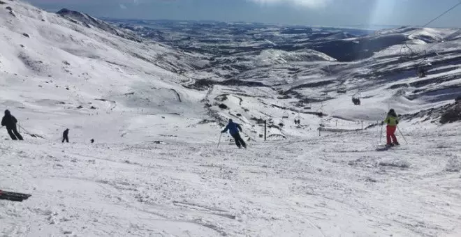 Alto Campoo registra rachas de viento de 102 kilómetros por hora