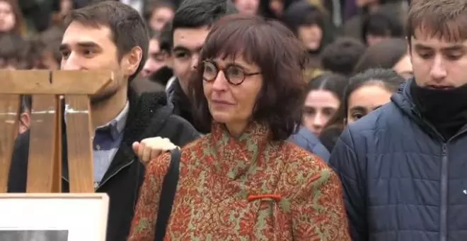 Homenaje a Lukas Aguirre en San Sebastián cuando se cumple un mes de su asesinato