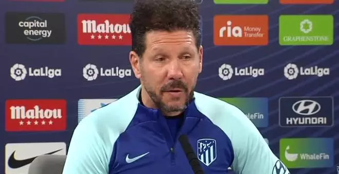 Simeone: "Estoy en paz, con la tranquilidad de haber hecho un gran partido"