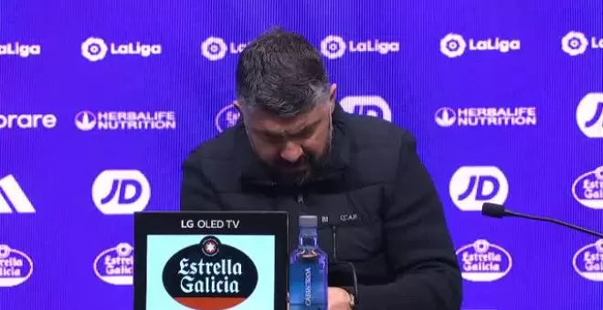 Gattuso, en la cuerda floja, sobre su continuidad en el Valencia: "Tengo que respetar cualquier decisión"