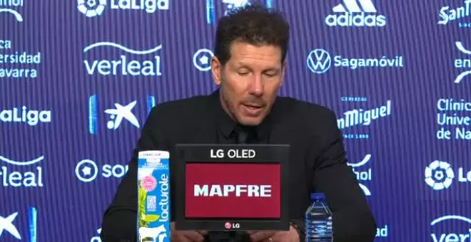 Simeone: "Vivimos de la ilusión y la ilusión no me la quita nadie mientras esté aquí"