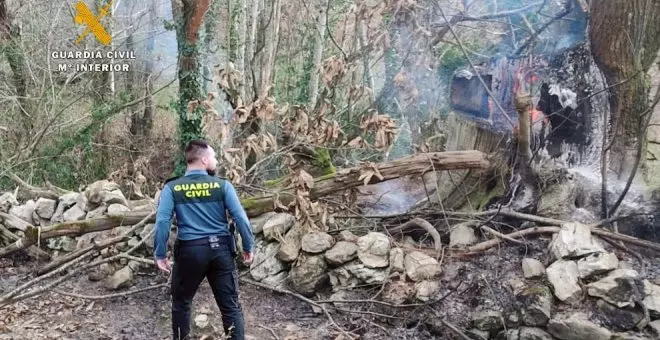 Investigan a un hombre de 75 años por provocar un incendio en Rionansa