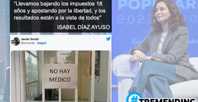 Ayuso dice que los resultados de 18 años bajando impuestos en Madrid "están a la vista de todos" y le llueven las respuestas