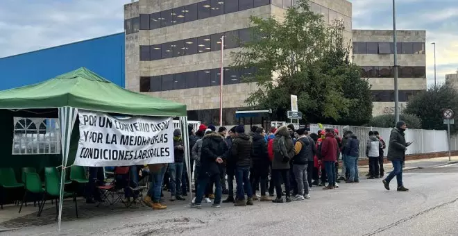 Tensión el segundo día de huelga en Aspla que ha obligado a intervenir a los policías