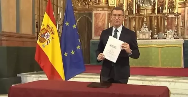 El padre Feijoo desde el oratorio de San Felipe Neri