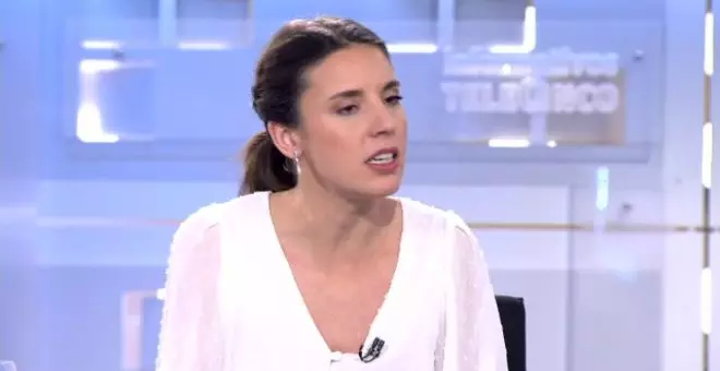 Irene Montero: "Tenemos una discrepancia sobre el consentimiento y ese es mi principal objetivo"