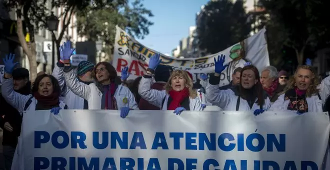 Los sanitarios mantienen la huelga indefinida contra Ayuso tras finalizar sin acuerdo la reunión con la Consejería