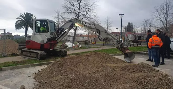 Comienzan las obras de la pista deportiva de la Plaza de las Autonomías