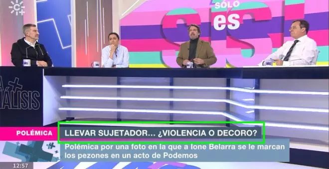 No es la Sección Femenina franquista, es Canal Sur preguntando si llevar sujetador es "violencia o decoro"